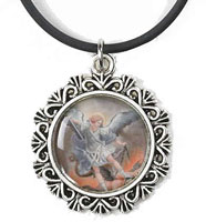 Saint Michael Necklace, St Michael the Archangel Necklace
