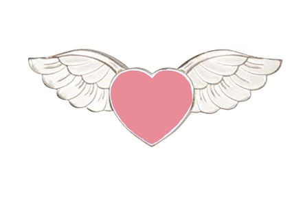 angel wings heart