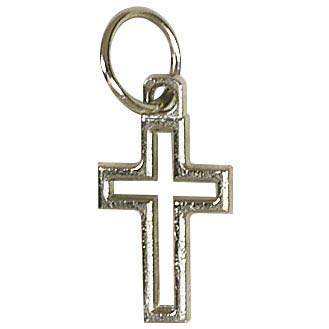 Silver Small Cross Charms