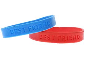 Best Friend Silicone Bracelets - BFF Bands