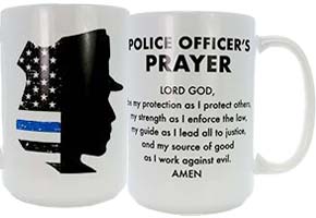 Police Officer's Prayer Policeman Coffee Mug