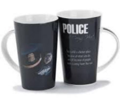Police Caring Large Ceramic Mug