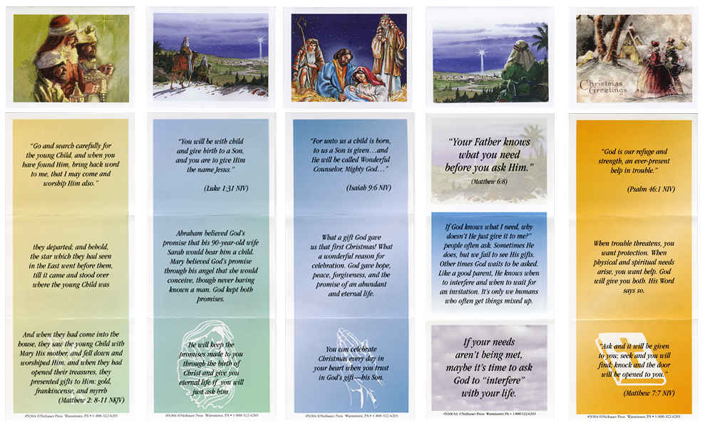 100 TSA  Christmas Promise Leaflets