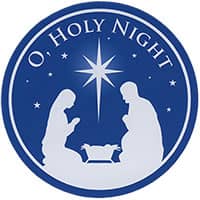 O Holy Night Christmas Magnet