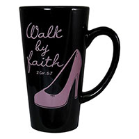 Walk by Faith Latte Mug 16oz