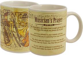 Musician's Prayer Mug - Music Related Gifts