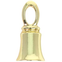 Celebrate the Season with Handbell Pins, Gold-Toned Pins for Carolers or Church Choir