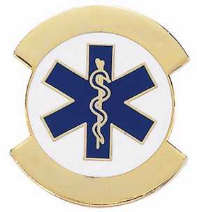 Paramedic Pin - EMT Gold