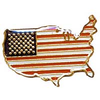  COREXISLY 2 Piece Crystal American Flag Pin USA Brooch Pins For  Beauty Fashion Patriotic Medal US Lapel Either Male Or Female: Clothing,  Shoes & Jewelry