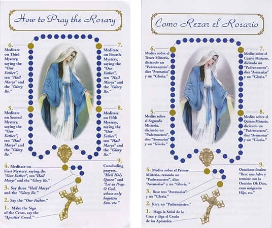 How To Pray the Rosary Leaflet (Pkg of 100)