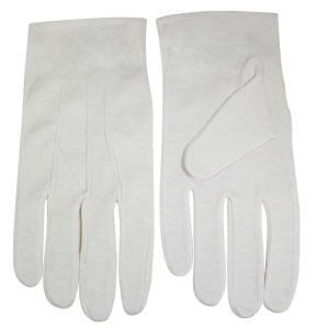 formal cotton gloves