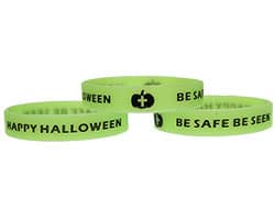 Be Safe, Be Seen Glow-In-The-Dark Silicone Bracelet